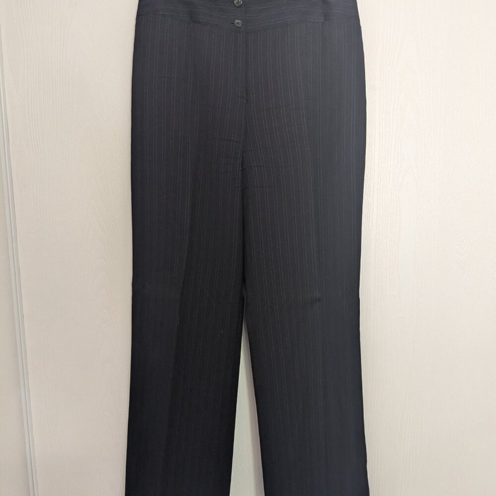 Jones New York Pinstripe Wool Pant